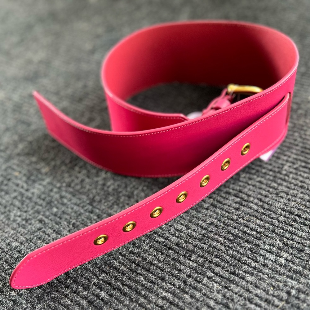 Sergio Hudson For Target Genuine Leather Belt size XS /S Pink